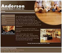 website deisgn for business client