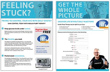 email and landing page design